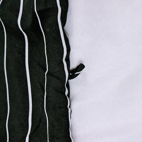 Dress Forum Los Angeles Black and White Striped Jumpsuit Women's Size Medium - Picture 5 of 8